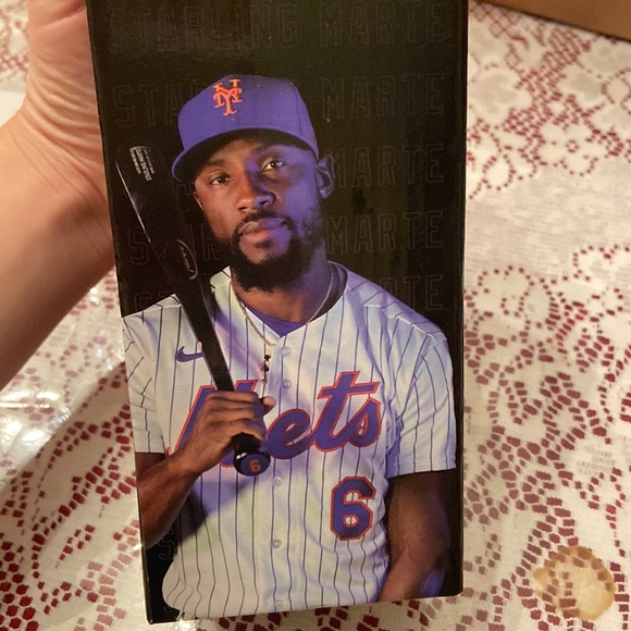 Black Panther inspired Starling Marte Bobblehead - Picture 3 of 4